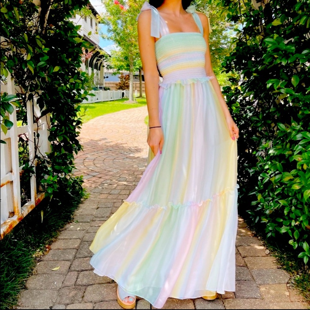 NWT Amanda Uprichard Lillet Maxi Dress
